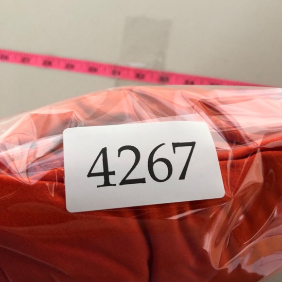 Ava & Viv Maxi Skirt Size 2X Orange Pull On Stretch Tie Waist Pockets - Picture 9 of 10